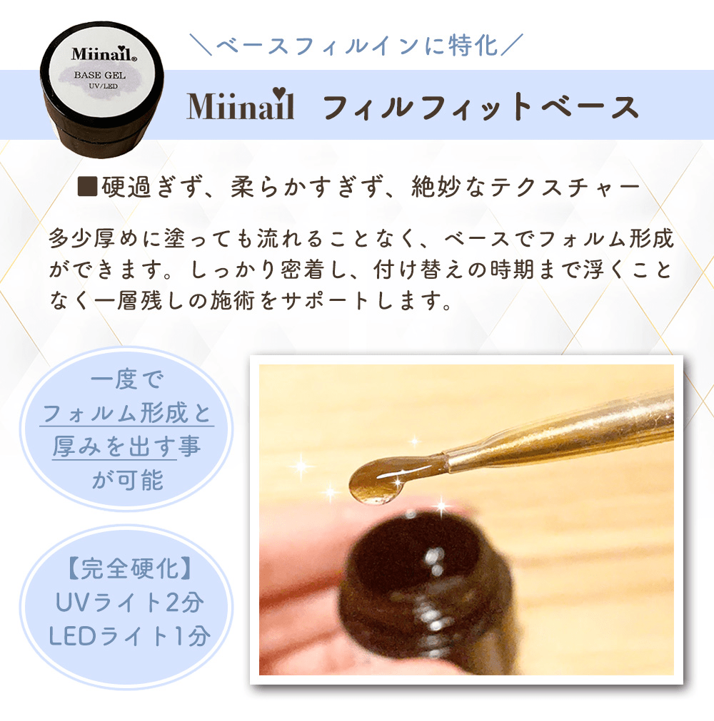 ベースフィルイン　スターター４点セット